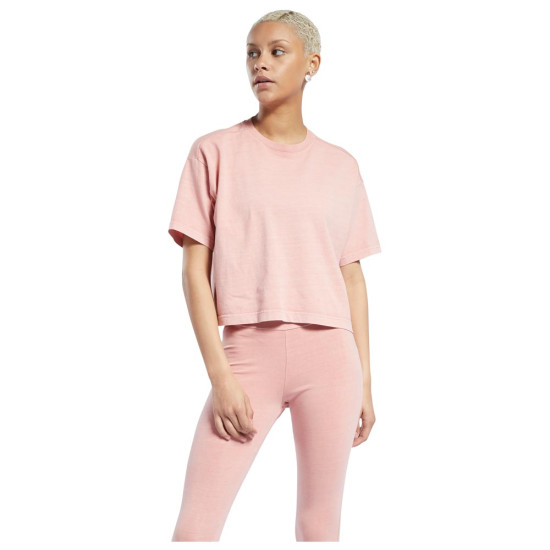 Reebok Γυναικεία κοντομάνικη μπλούζα Crop Reebok Γυναικεία κοντομάνικη μπλούζα Crop